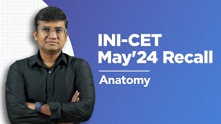 Exam Recall Series INICET May 24  Anatomy [upl. by Kerekes202]