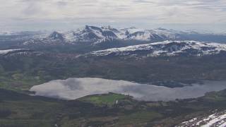 Mosjøen fjell og daler Mosjøen Lufthavn Kjærstad  Flying Over Norway [upl. by Peedsaj267]