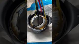 Toroidal transformer potting [upl. by Iclek859]