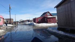 Spring atv drive around the streets of Nome Alaska [upl. by Carthy165]