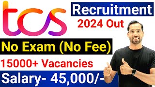 TCS Recruitment 2024 TCS Vacancy 2024 TCS Jobs 2024 July 2024 OFF Campus Placements  jobs 2024 [upl. by Leland]