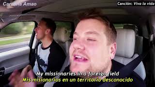 Chris Martin Carpool Karaoke「Sub Español」P 2  By Carolina Amao [upl. by Vail]