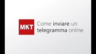 Come inviare telegramma online MKT [upl. by Eimile900]