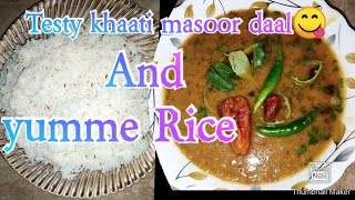 How to make Kali masoor daal Delicious Kali masoor dal recipe Bohat he asaan recipe Testy dal [upl. by Ellocin669]