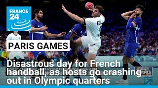 Disastrous day for French handball as hosts go crashing out in Olympic quarters • FRANCE 24 [upl. by Yoccm]