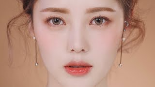 Glowy Coral Makeup With sub 촉촉 코랄 메이크업 [upl. by Punak565]