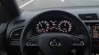 Skoda Fabia 2018 10 TSI Monte Carlo  consumption on 130 kmh [upl. by Burford]