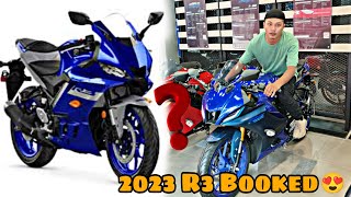 Finally 2023 Yamaha R3 Booked  👀😍First in Siliguri😅 Deewang16 [upl. by Ahseinet137]