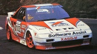 Toyota MR2 ADVAN AW11  220Hp620Kg Gymkhana Monster  Rare Footage [upl. by Aicsila]