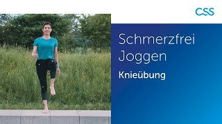 Joggen ohne Knieschmerzen Übung «Spiegelknie» [upl. by Siramad]