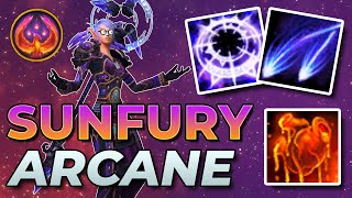 110 Sunfury Arcane Mage UPDATED Guide  ST amp AoE Rotations and Talent Builds  WoW The War Within [upl. by Eiggem]