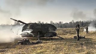 Oerlikon GDF 35mm Twin Cannon – Air Defense Artillery Live Fire Exercise [upl. by Lekcim305]