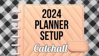 2024 Planner Setup Series Setting up my Dashboard Happy Planner Catchall [upl. by Caassi]