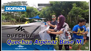 decathlon เต็นท์ Quechua Arpenaz Base M รีวิว Review กันน้ำไหม [upl. by Aisel]