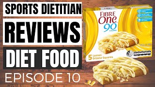 Sports Dietitian Reviews “Diet” Food Episode 10  Fibre One Bar Lemon Drizzle Flavour [upl. by Adal789]