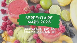 ⛎SERPENTAIRE mars2023 2023 SAUTORISER A RECEVOIR UN CADEAU QUI FAIT PEUR [upl. by Radloff]