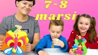 KARTOLINAT ME TE BUKURA PER 78 MARSIN  Handmade nga Real Kids Show [upl. by Chang]