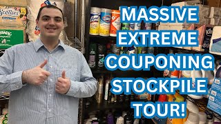 MASSIVE EXTREME COUPONING STOCKPILE TOUR  2024 UPDATE [upl. by Thormora720]