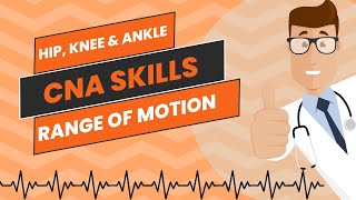 ROM Hip Knee and Ankle CNA Skill Prometric [upl. by Annauqal]