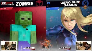 Doorstop Zero Suit Samus vs Onin Steve  16 Sep 22 [upl. by Deragon694]