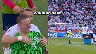 Jordan Pickford Saves Penalty Against Switzerland  Trent Alexander Arnold Winning Goal For England [upl. by Dygal]