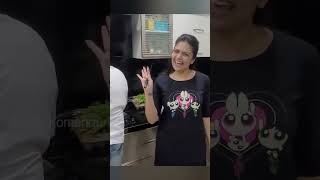 sreemukhi cooking kompalokumpati sakethkomanduri telugushorts ytshortsindia cuemedia [upl. by Eciruam]