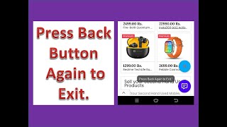 4 Create Exit Button in Kodular Press Back Button again to Exit in Kodular App [upl. by Eiryk]