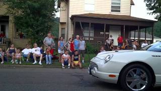 Wellsburg WV 4th Of July Parade amp Fireworks Finale 2011 JVCFM1 Camera [upl. by Oiralih]