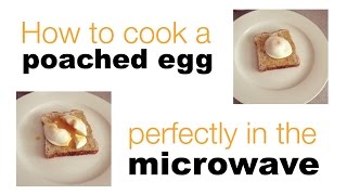 How to poach an egg in the microwave [upl. by Amaral]