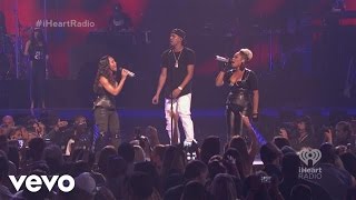 J Cole  Crooked Smile Live at iHeartRadio Music Festival [upl. by Ahsiema234]