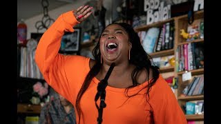 Lizzo NPR Music Tiny Desk Concert [upl. by Ahsekin970]