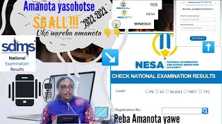 Rwanda National examination results for S6 All 20222023Easy way to view your marks now completely [upl. by Namron]