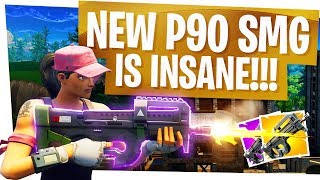 This NEW P90 Compact SMG is INSANE  Fortnite Season 5 New Best Weapon [upl. by Kohler]