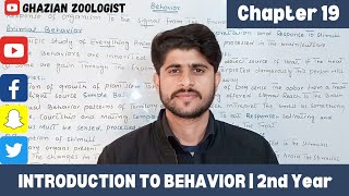 Behavior and Types of Behavior 12th ClassAn introduction to behaviour stimulus and responseFBISE [upl. by Lessur604]