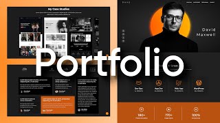 Freelancer Personal Portfolio WordPress Website with Elementor [upl. by Nerissa]