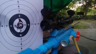 20m range for PVC GAS GUN shot [upl. by Farra]