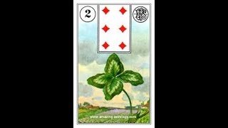 Lenormand Card Combinations  Clover Card  Part 2 of 2 [upl. by Nappie]