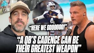 Aaron Rodgers Breaks Down Why QBs Have Different Cadences amp How They Can Be Game Changers [upl. by Eelamme604]