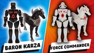 DISCOVERING CLASSIC MICRONAUT TOYS BARZON KARZA amp THE FORCE COMMANDER [upl. by Ramel]