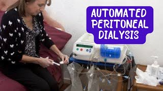 Automated peritonealdialysis Tidal Peritoneal Dialysis  Nocturnal Peritoneal Dialysis [upl. by Heintz248]