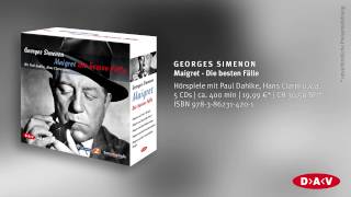 Maigret Die besten Fälle  Georges Simenon Hörspiele mit Paul Dahlke Hans Clarin uva [upl. by Benjy]