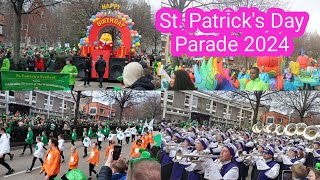 St Patricks Day Parade Dublin 2024  Ireland  Divyas Diaries [upl. by Annahaj59]