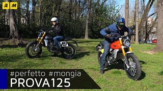 Fantic Motor Caballero 125 Scrambler e Flat Track TEST promosse ENGLISH SUB [upl. by Adiel]