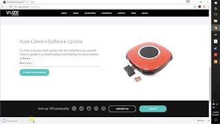 Firmware Update Vuze VR Camera [upl. by Solegna]