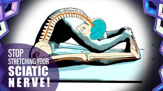 Stop Stretching Your Sciatic Nerve Yoga Anatomy Lesson [upl. by Redmond]