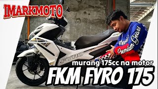 All New FKM FYRO 175 Fuel Injection  Walk Around iMarkMoto [upl. by Avrenim852]