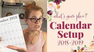 Whats your plan 2018  2019 Academic calendar plan with me [upl. by Goldin]