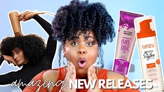 SO IMPRESSED BY THESE AMAZING PRODUCTS NEW Drugstore Natural Hair Releases  Ulta Target amp Amazon [upl. by Ailedua230]