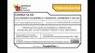 CONSULTA DE CALENDARIO ACADÉMICO HORARIOS EXÁMENES Y AULAS [upl. by Awad988]