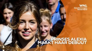 Prinses Alexia maakt haar debuut op Prinsjesdag Een hele waardige dag [upl. by Samid]